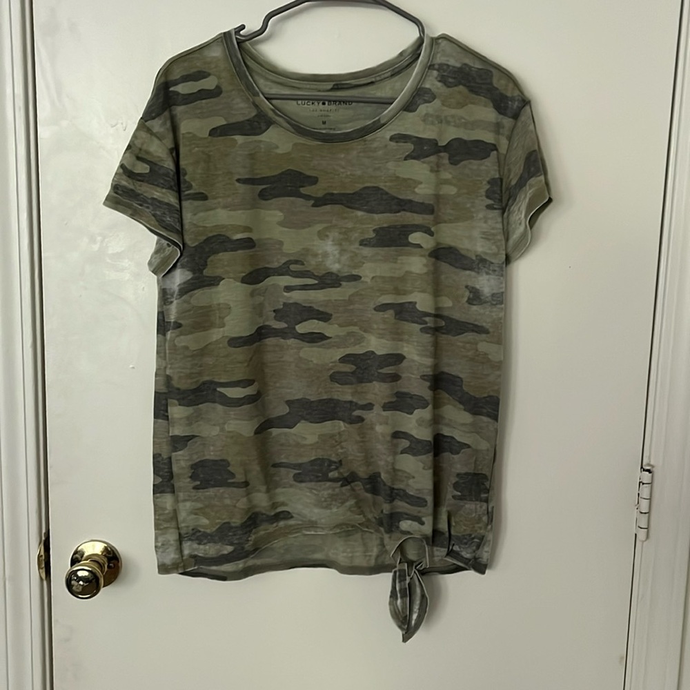 Lucky Brand Camo Tee Shirt